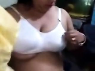 Indian Desi Milf Fucks With An Increment Of Sucks Beamy Sickly Dick